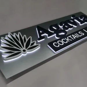 Push Through Signage