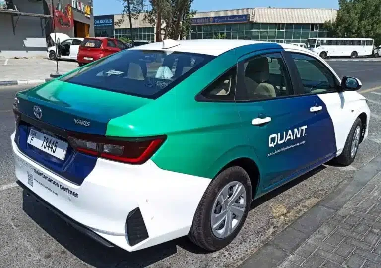 Fleet vehicle branding for corporate businesses